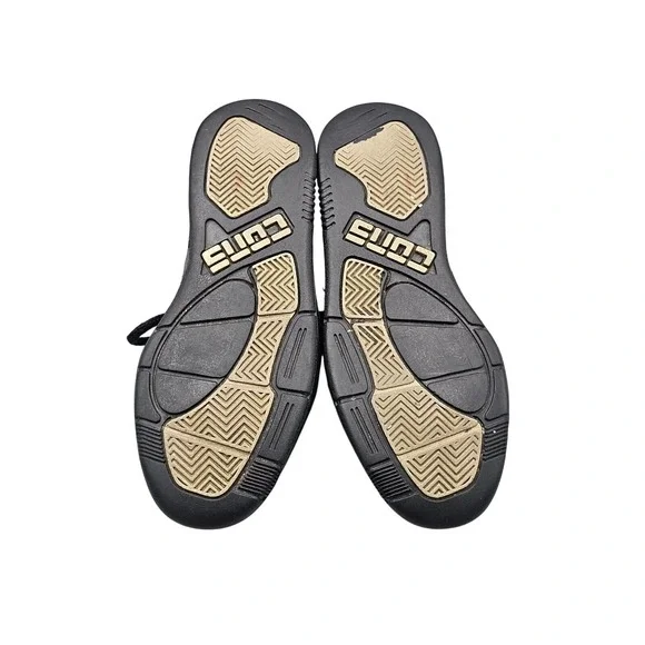 Vintage RARE 90s Men's Size 7 US Women's 8.5 Wide Converse Cons Sonar Black READ - Picture 5 of 8